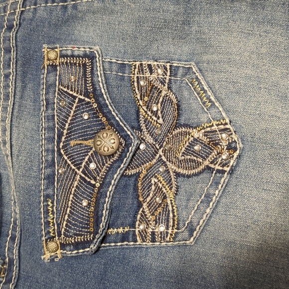 Cato premium bling jeans shorts 18W - Picture 3 of 4